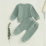 Fashionable Baby Girl Sweater Set with Comfortable Drawstring Waist Pants